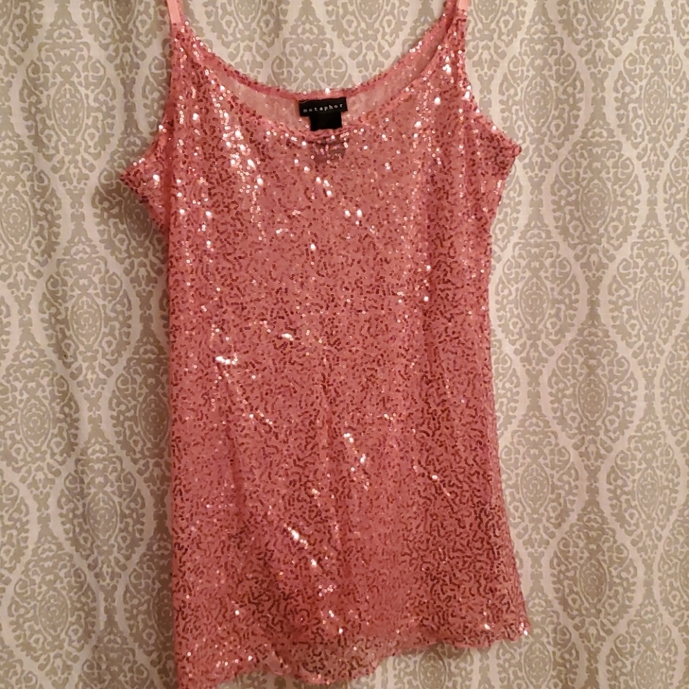 Metaphor Sequin Cami Top